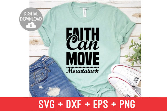 Christian SVG Design and Faith Can Move Mountains: Crafting Visual Statements of Belief