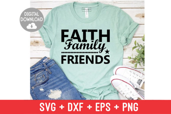 Christian SVG Design for Faith, Family & Friends