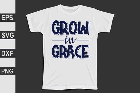 Christian SVG Design: Grow in Grace with Creative Faith-Based Art