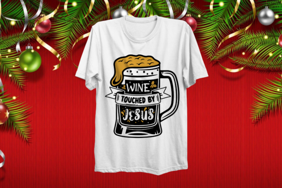 Wine Touched by Jesus Christmas SVG: Crafting Meaningful Holiday Designs